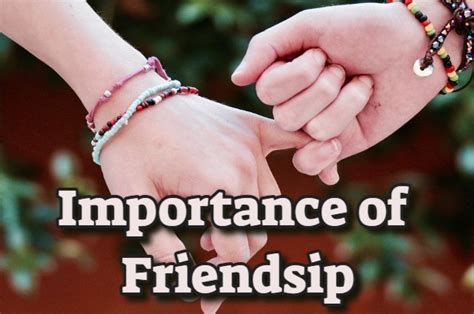 understanding of friendship.